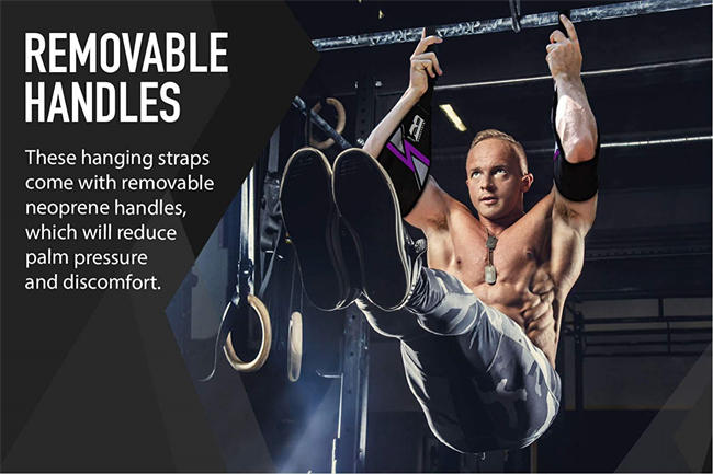 Ab Straps for Pull Up Bar, Ab Sling Strap for Hanging, Ab Straps Hanging Abdominal Workout, Knee Up Ab Straps - Pull Up Straps & Ab Hanging Straps - Ab Straps for Pullup Bar for Men & Women