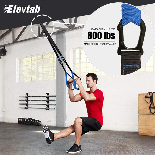 Suspension Trainer 3.0, Bodyweight Resistance Training Kit for Full-Body Workout, Home Gym