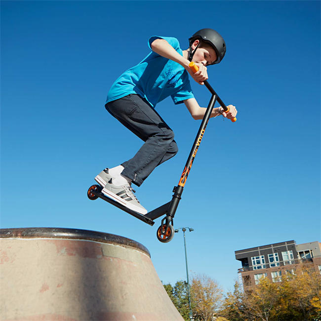 Pro Stunt Scooter, Ultra 5.5/6.7inch Wide Aluminum Deck, T01/T02/T03, Rainbow Chrome Clamp, 100/111mm Aluminum Core Wheel, HIC Compression System, Freestyle Tricks, Beginners, 8 Years Old Boys and Girls, Adults