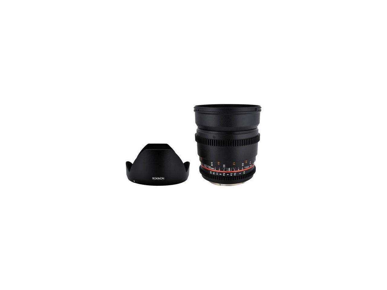 Rokinon CV16M-NEX 16mm T2.2 Cine Wide Angle Lens for Sony E-Mount Cameras